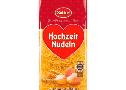 Zabler Hochzeit Nudeln Suppennudeln 250g