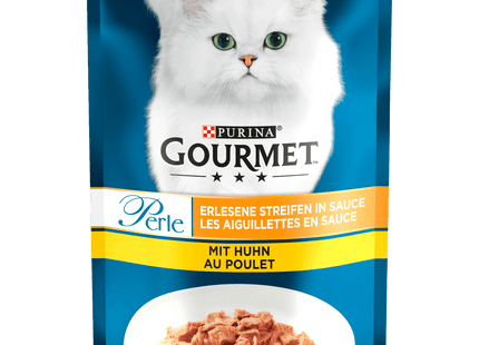 Purina Gourmet Perle Erlesene Streifen mit Huhn 85g