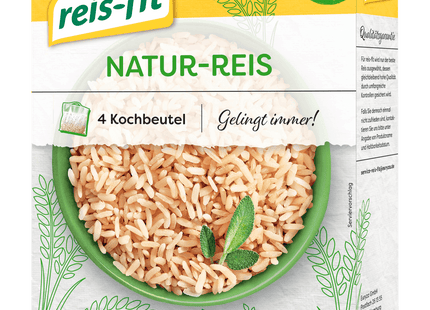 Reis-fit Natur-Reis vorgegart 4x125g