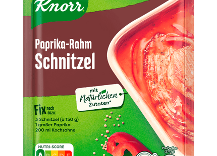 Knorr Fix Paprika-Rahm Schnitzel 3 Portionen