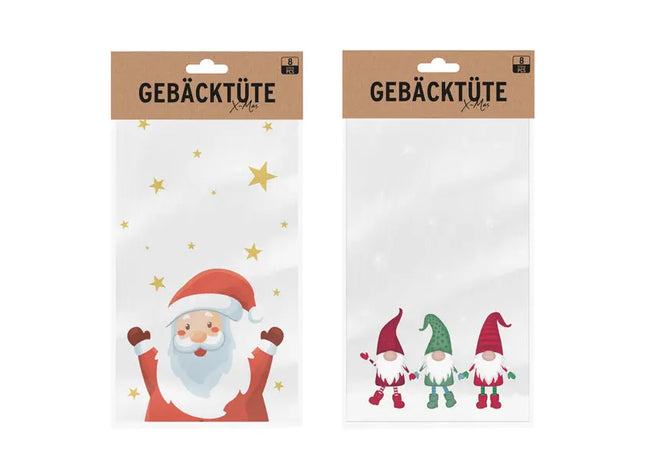 8er Set Spritzbeutel, Zwei Varianten, ca. 14x24cm, Backzubehör TK Gruppe® Grosshandel 