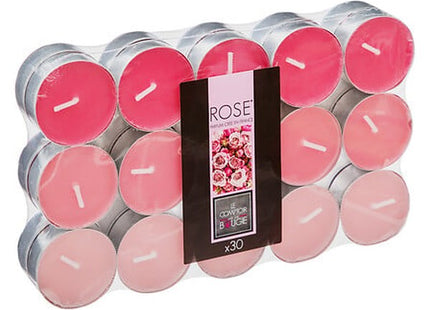 Set aus 30 Duftkerzen Rosa 350g