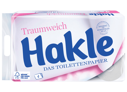 Hakle Traumweich Toilettenpapier 4-lagig 8x130 Blatt