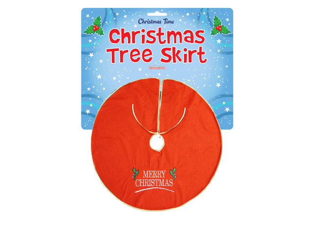 90cm Weihnachtsbaumdecke, dekorativer Baumrock für festliche Raumgestaltung TK Gruppe® Grosshandel 