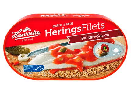 Hawesta Heringsfilets in Balkan-Sauce 200g