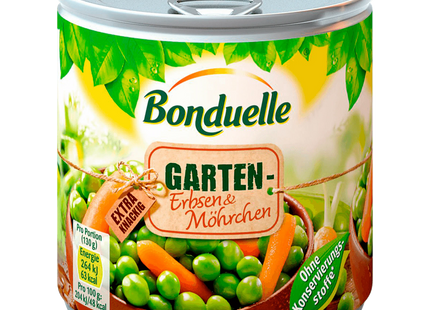 Bonduelle Garten-Erbsen mit Möhrchen 265g