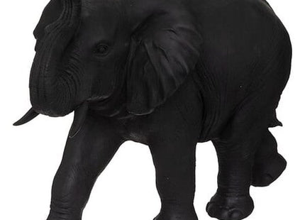 Statuette Elefant schiefergrau H52cm