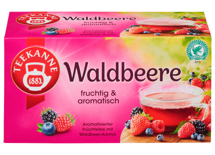 Teekanne Fruchtige Waldbeere 50g, 20 Beutel