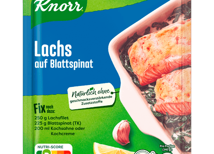 Knorr Fix Lachs auf Blattspinat 28g