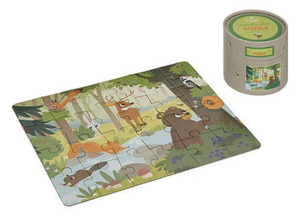 Puzzle Wald 24 Teile 30x25cm für Kinder aus Karton