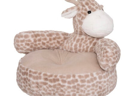 Kindersessel Giraffe beige und weiß