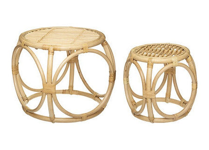 Satztische "Aoni" Rattan D40 58cm