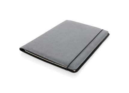 A4 Portfolio aus PU in Grau - Elegante Dokumentenmappe TK Gruppe® Grosshandel 