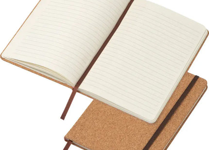 A5 Notizbuch, Beige Korkeinband, Linierte Seiten, Umweltfreundlich & Stilvoll TK Gruppe® Grosshandel 