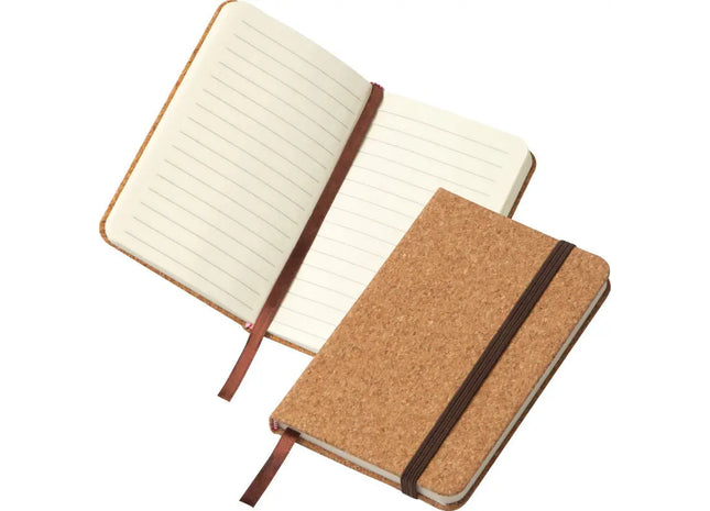 A6 Notizbuch, Beige Korkumschlag, Liniert, Kompakt & Ökologisch TK Gruppe® Grosshandel 