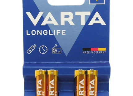 AAA Mikro-Batterien von VARTA, 4er-Pack, Langzeit-Alkaline TK Gruppe® Grosshandel 