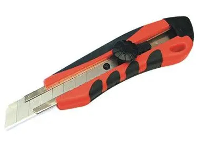 ABBRECHMESSER : Vielseitiges Abbrechmesser | Cutter mit austauschbaren Klingen | Präzisions-Schneidwerkzeug TK Gruppe® Grosshandel 