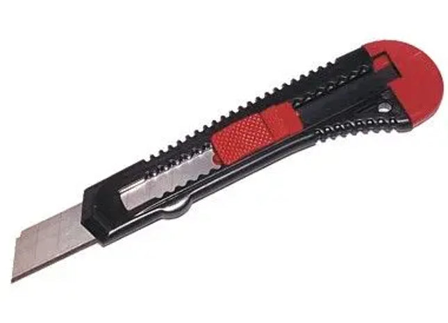 ABBRECHMESSER : Vielseitiges Abbrechmesser | Retraktives Cuttermesser mit Snap-Off Klingen | Präzises Schneidewerkzeug TK Gruppe® Grosshandel 