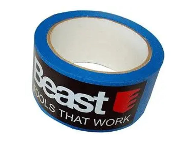 ABDECKBAND BLUE SHARK 48MM X50M ;Professionelles Malerkrepp Blue Shark - Hochwertiges Abdeckband für präzises Streichen - Premium Malerband für saubere Linien und einfaches Entfernen - Vielseitiges Malerkrepp für Heimwerker und Profis TK Gruppe® Grosshandel 