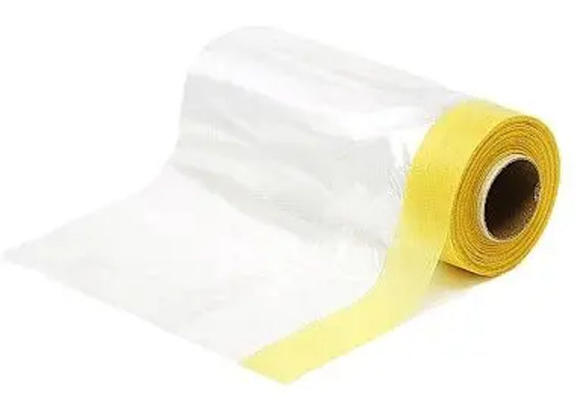 ABDECKFOLIE MIT ABDECKBAND: Hochwertige Abdeckfolie mit integriertem Abdeckband für zuverlässigen Oberflächenschutz TK Gruppe® Grosshandel 