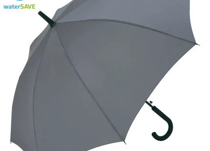AC-Stockschirm FARE-Collection mit waterSAVE Bezug - Grau, nachhaltiger Regenschutz mit innovativem Design TK Gruppe® Grosshandel 
