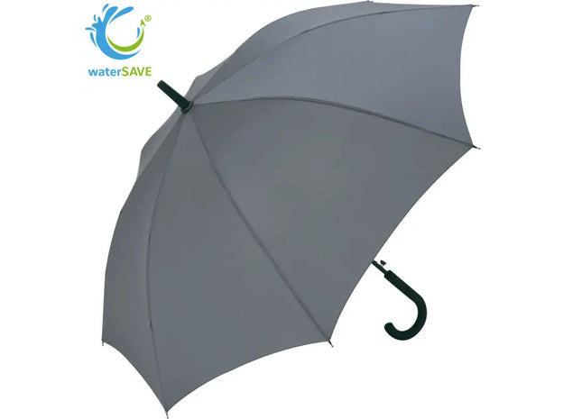 AC-Stockschirm FARE-Collection mit waterSAVE Bezug - Grau, nachhaltiger Regenschutz mit innovativem Design TK Gruppe® Grosshandel 