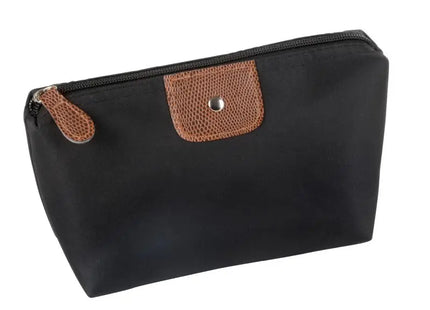 ACCESSORY Kosmetiktasche in Tiefschwarz - Stilvoll & Praktisch, 100 Zeichen TK Gruppe® Grosshandel 