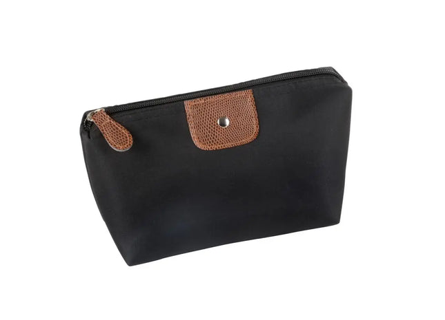 ACCESSORY Kosmetiktasche in Tiefschwarz - Stilvoll & Praktisch, 100 Zeichen TK Gruppe® Grosshandel 