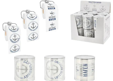 AHOI Toilettenpapier, 3-lagig, PVC-verpackt, 24m Rollen, 3er-Pack TK Gruppe® Grosshandel 