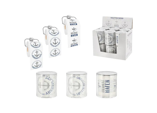 AHOI Toilettenpapier, 3-lagig, PVC-verpackt, 24m Rollen, 3er-Pack TK Gruppe® Grosshandel 