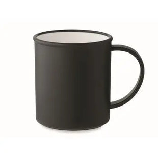ALAS Vintage Kunststoff-Kaffeebecher 300 ml PP in Schwarz – Retro-Charme für Unterwegs TK Gruppe® Grosshandel 