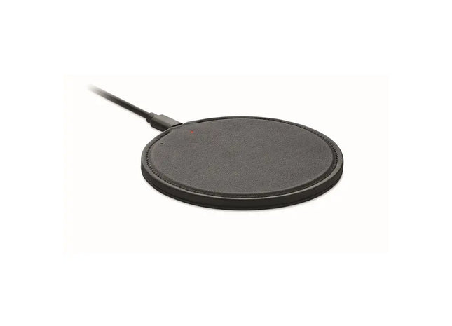 ALFA 15W Ladestation aus recyceltem PU - Schwarz TK Gruppe® Grosshandel 