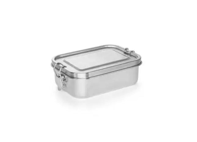 ALLSPICE Luftdichte Brotzeitbox, 750 ml - Satinsilber, Aus 90% Recyceltem Material TK Gruppe® Grosshandel 