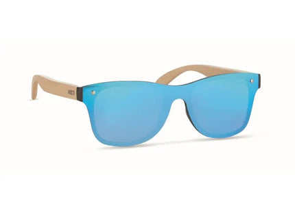 ALOHA Sonnenbrille mit Bambusbügeln in Blau – nachhaltig & modisch TK Gruppe® Grosshandel 