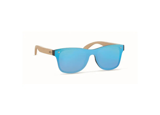 ALOHA Sonnenbrille mit Bambusbügeln in Blau – nachhaltig & modisch TK Gruppe® Grosshandel 