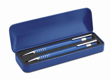 ALUCOLOR Schreibset in Blau: Elegantes Stift- und Zubehörset TK Gruppe® Grosshandel 