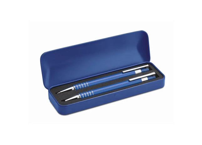 ALUCOLOR Schreibset in Blau: Elegantes Stift- und Zubehörset TK Gruppe® Grosshandel 