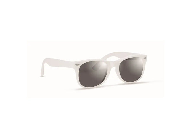 AMERICA Sonnenbrille in Weiß, Modische UV-Schutzbrille, Trendiges Accessoire TK Gruppe® Grosshandel 
