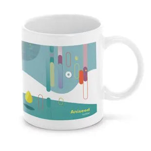 ANISEED Keramiktasse 350 ml - Weiß, Stilvolle & Robuste Tasse für Kaffee & Tee TK Gruppe® Grosshandel 