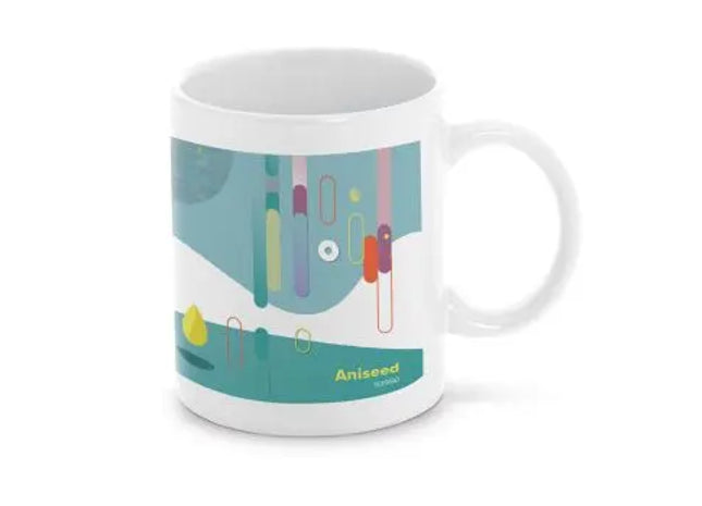 ANISEED Keramiktasse 350 ml - Weiß, Stilvolle & Robuste Tasse für Kaffee & Tee TK Gruppe® Grosshandel 
