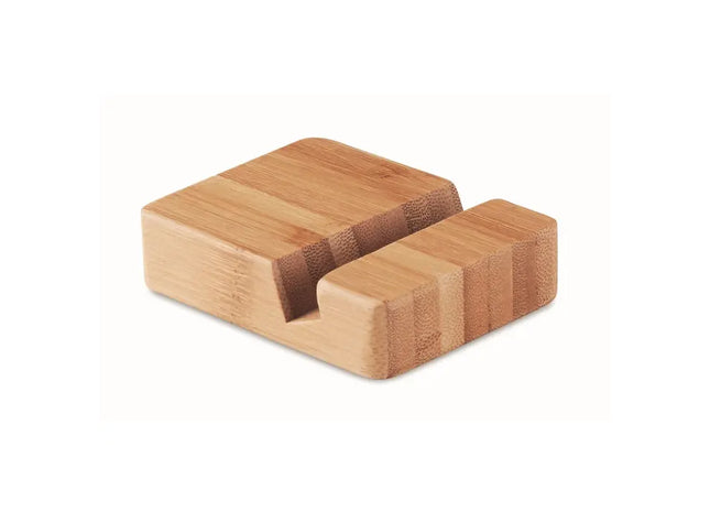 APOYA Bambus Smartphone-Ständer - Natürliches Holzdesign TK Gruppe® Grosshandel