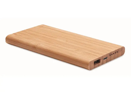 ARENA Bambus Induktive Powerbank – Kabellose Holz-Energiequelle TK Gruppe® Grosshandel 