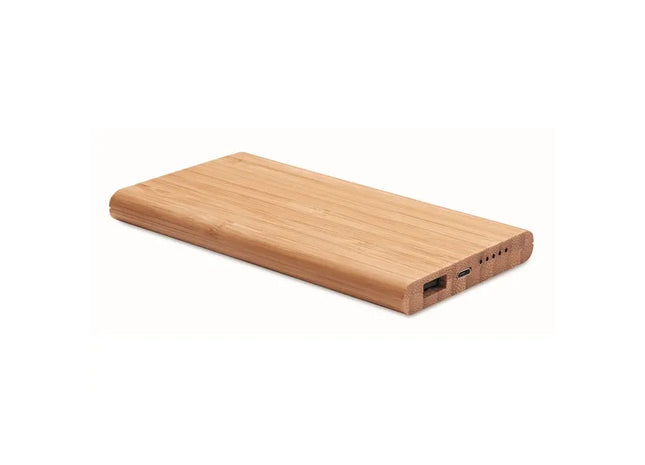 ARENA Bambus Induktive Powerbank – Kabellose Holz-Energiequelle TK Gruppe® Grosshandel 