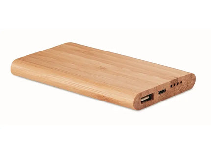 ARENAPOWER 4000 mAh Bambus Powerbank – Stilvoll Energie tanken TK Gruppe® Grosshandel 