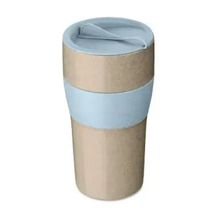 AROMA TO GO XL 700ml Thermobecher - Wüstensand & Blumenblau TK Gruppe® Grosshandel 