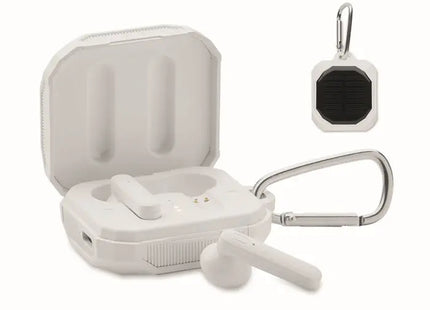 ARONOS Solar TWS Ohrhörer-Set - Strahlend Weiß TK Gruppe® Grosshandel 