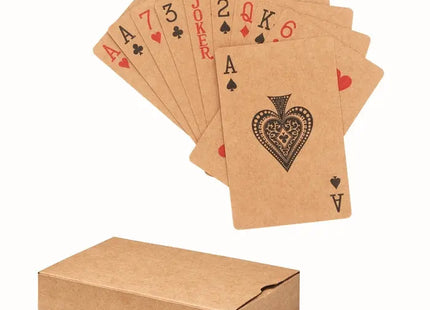 ARUBA+ Recycelte Spielkarten in Beige - Umweltfreundliches Kartenspiel für Nachhaltige Unterhaltung TK Gruppe® Grosshandel 