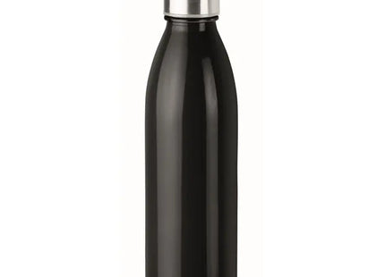 ASPEN GLASS Elegante Schwarze Glasflasche 650ml - Für stilbewusste Trinker TK Gruppe® Grosshandel 