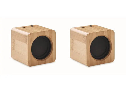 AUDIO SET 5.0 Kabelloses Lautsprecher-Set aus Holz: Überlegene Klangqualität TK Gruppe® Grosshandel 