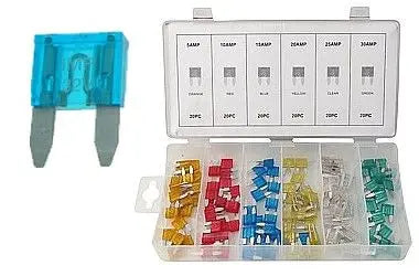 AUTOSICHERUNGEN: Kfz-Sicherungen Set - Umfangreicher Fahrzeugsicherungs-Satz für Autoelektrik TK Gruppe® Grosshandel 